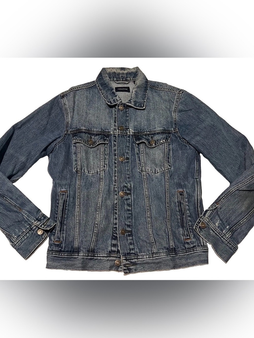 J Crew Jeans Denim Jacket Mens Small Blue